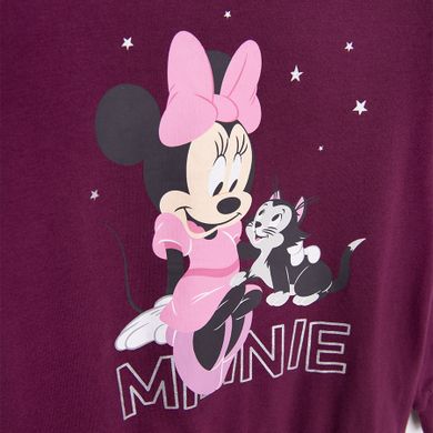 Cool Club, Pijama pentru fete, violet, imprimeu Minnie Mouse