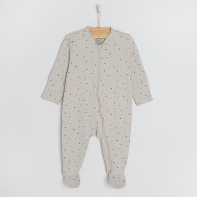 Cool Club, Pijama tip salopeta pentru baieti, gri, bej, set 2 buc.