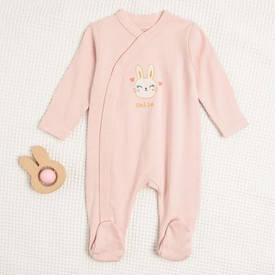 Cool Club, Pijama tip salopeta pentru fete, bumbac organic, roz, negru-grafit, imprimeu inimioare, set 2 buc.