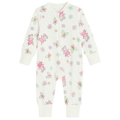 Cool Club, Pijama tip salopeta pentru fete, mix, set, 2 buc., imprimeu Peppa Pig