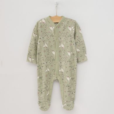 Cool Club, Pijama tip salopeta pentru fete, roz deschis, verde, imprimeu gascute, set 2 buc.