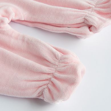 Cool Club, Pijama tip salopeta pentru fete, velur, roz