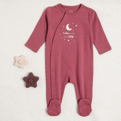 Cool Club, Pijama tip salopeta pentru fete, violet, ecru, set 2 buc.