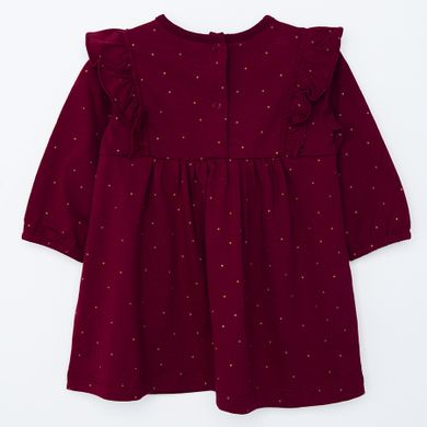 Cool Club, Rochie cu maneca lunga pentru fete, claret