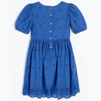 Cool Club, Rochie cu maneca scurta pentru fete, albastru inchis
