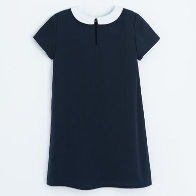 Cool Club, Rochie cu maneca scurta pentru fete, bleumarin