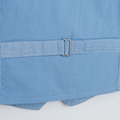 Cool Club, Set pentru baieti, Body-camasa cu maneca lunga, Papion pentru baieti, Vesta, Pantaloni, alb-albastru