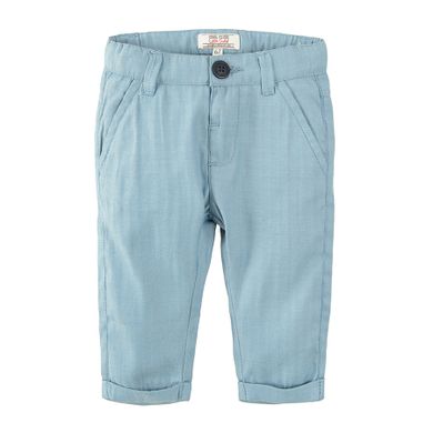 Cool Club, Set pentru baieti, body-camasa cu maneca lunga, vesta, pantaloni din material textil, papion, alb-albastru