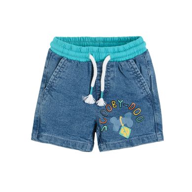Cool Club, Set pentru baieti, tricou, pantaloni scurti de blugi, mix de culori, imprimeu Scooby-Doo