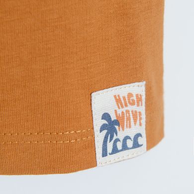 Cool Club, Set pentru baieti, Tricou, Pantaloni scurti, maro-albastru