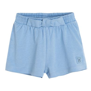 Cool Club, Set pentru fete, Body cu maneca scurta, Pantaloni scurti, alb-albastru