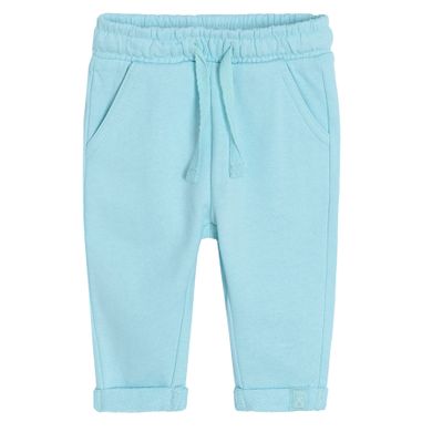 Cool Club, Set pentru fete, Body cu maneca scurta, Pantaloni trening, ecru-menta verde