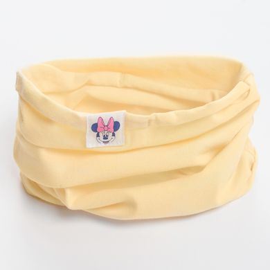 Cool Club, Set pentru fete, Caciula, Fular circular, galben, imprimeu Minnie Mouse