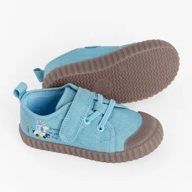 Cool Club, Tenisi pentru baieti, albastru, talpa Barefoot
