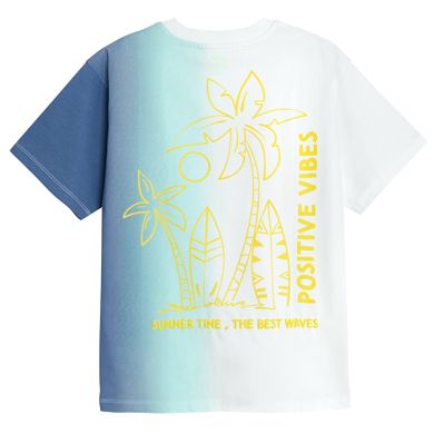 Cool Club, Tricou pentru baieti, alb-albastru