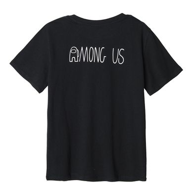 Cool Club, Tricou pentru baieti, negru, imprimeu Among Us