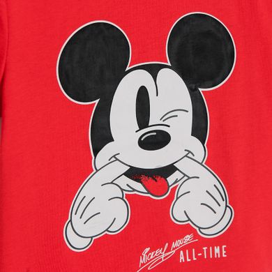 Cool Club, Tricou pentru copii, rosu, imprimeu Mickey Mouse