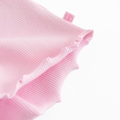 Cool Club, Tricou pentru fete, din tricot striat, roz