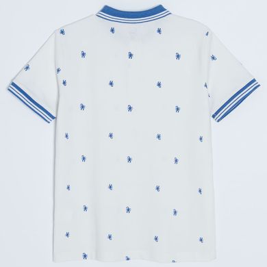 Cool Club, Tricou polo cu maneca scurta pentru baieti, alb