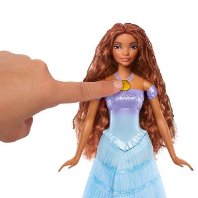 Disney Princess, Ariel, papusa sirena, transformare magica