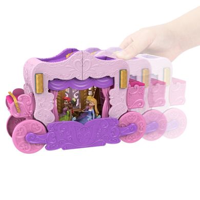 Disney Princess, Castel 2in1, set de joaca cu figurine si accesorii
