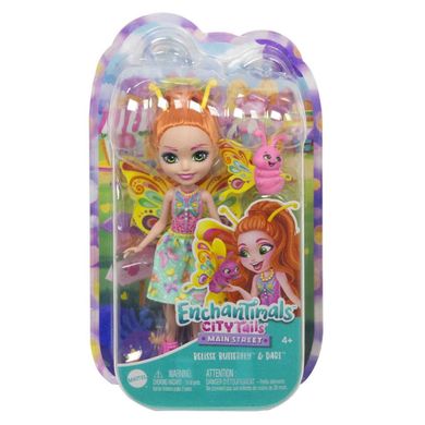 Enchantimals, Belisse Butterfly, set cu papusa si figurina