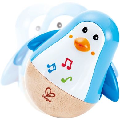 Hape, Pinguin muzical, hopa-mitica, jucarie pentru bebelusi