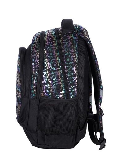 Hash, Holo effect, Neon kitty, rucsac pentru scoala cu 3 compartimente