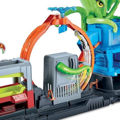 Hot Wheels City, Color Reveal, Spalatorie, set de joaca
