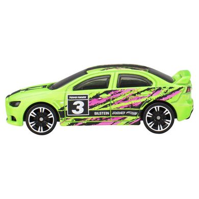 Hot Wheels, Neon Speeders, 2008 Lancer Evolution, masina, scara 1:64, JCB02