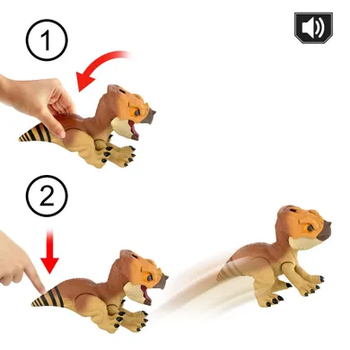 Jurassic World, Aquilops, dinozaur, figurina interactiva
