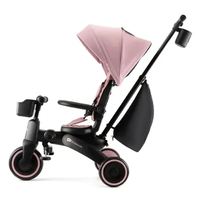 Kinderkraft, Jazz 2, tricicleta multifunctionala 5 in 1, Candy Pink