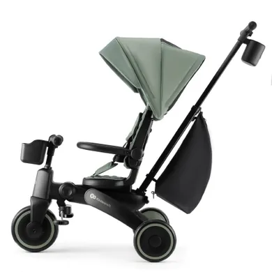 Kinderkraft, Jazz 2, tricicleta multifunctionala 5 in 1, Green