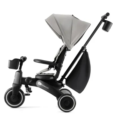 Kinderkraft, Jazz 2, tricicleta multifunctionala 5 in 1, Rocket Grey