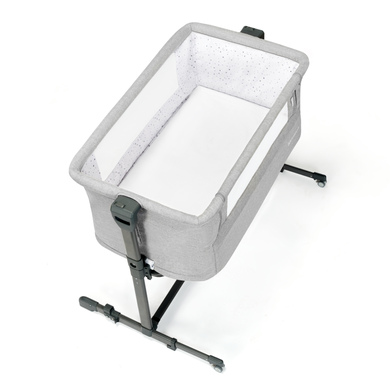 Kinderkraft, Side2Bed, patut suplimentar 3 in 1, Grey Melange