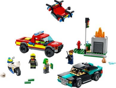 LEGO City, Stingere de incendiu si urmarire politista, 60319
