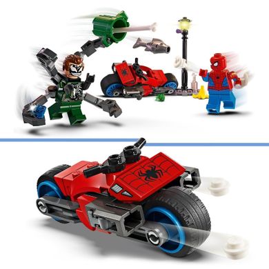 LEGO Marvel, Urmarire pe motocicleta: Omul Paianjen vs Doc Ock, 76275