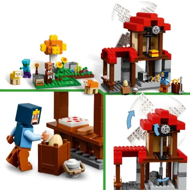 LEGO Minecraft, Ferma cu moara de vant, 21262