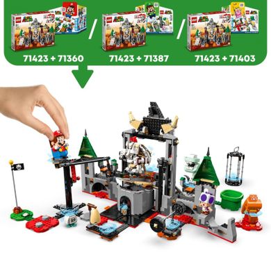 LEGO Super Mario, Set de extindere Batalia lui Dry Bowser de la castel, 71423