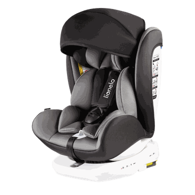 Lionelo, Bastiaan, scaun auto cu baza rotativa, Grey