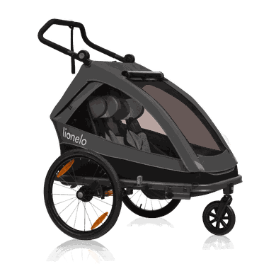Lionelo, Cama, remorca bicicleta, Grey Graphite