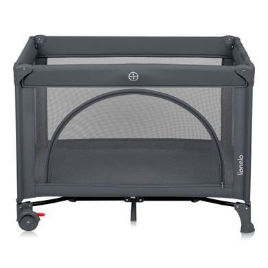 Lionelo, Laura, patut de calatorie compact 2in1, Grey Concrete