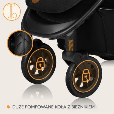 Lionelo, Natt, carucior sport, Black Onyx