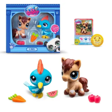 Littlest Pet Shop, Pet Pairs, set de 2 figurine si accesorii