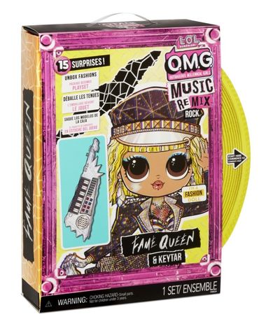 L.O.L. Surprise, O.M.G. Remix Rock, Fame Queen, papusa cu instrument muzical