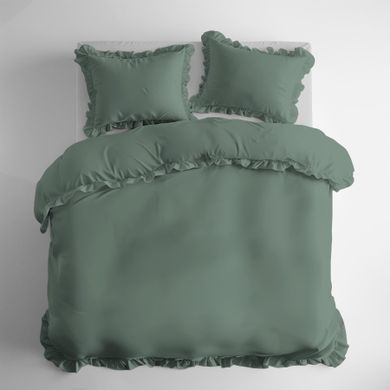 Mayamoo, set lenjerie de pat, 3 piese, menta verde, 160-200cm