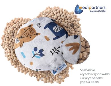 Medi Partners, Boho Animals, perna termica mica cu samburi de visine