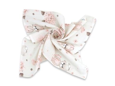 MimiNu, Balerina, scutece din tetra, roz, 70-80 cm, 3 buc.