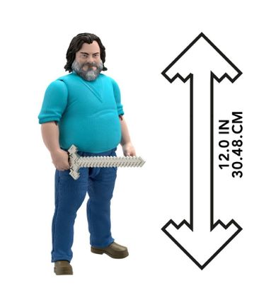 Minecraft, Movie, Steve, figurina