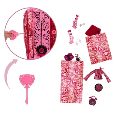 Monster High, Skulltimate Secrets, Draculaura, papusa cu accesorii